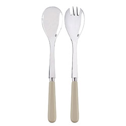 Pop Khaki 2 Piece Salad Serving Set