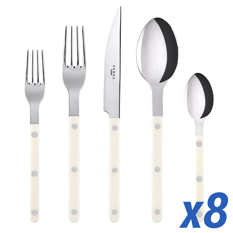 Bistrot Ivory 40pc Service for 8