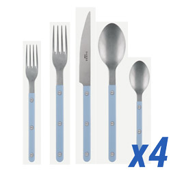 Bistrot, Pastel Blue, 20pc Service for 4