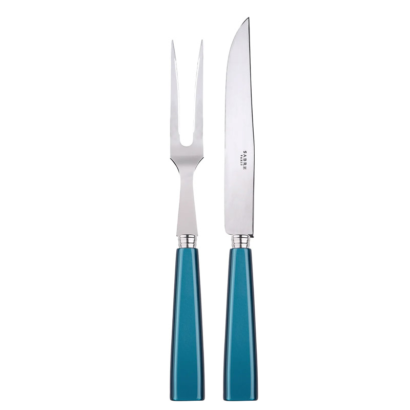 Icone Turquoise 2pc Carving Set