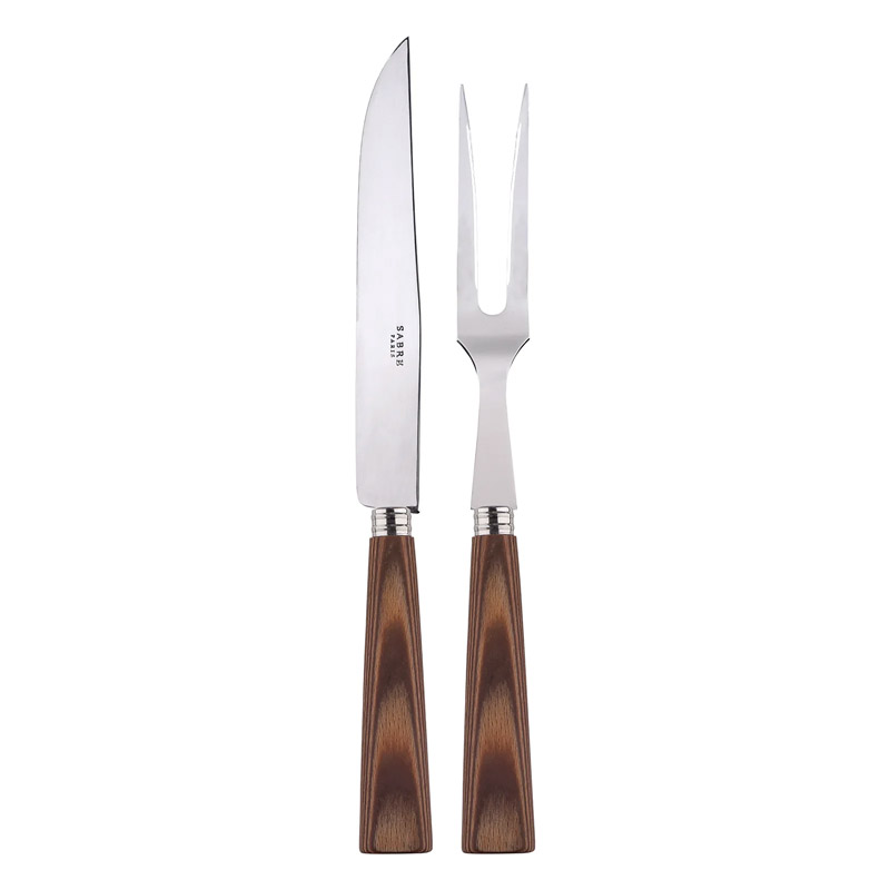 Nature Natural Wood 2pc Carving Set
