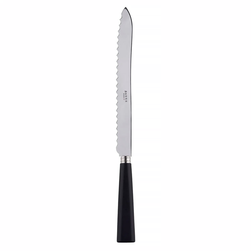 Nature Black Wood Bread Knife
