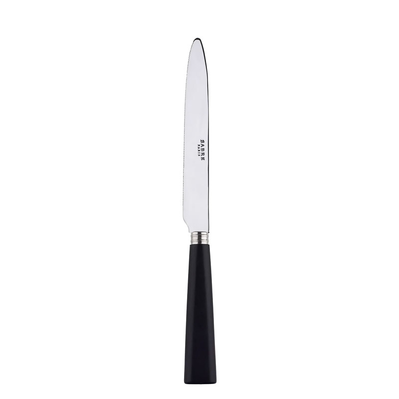 Nature Black Wood Dinner Knife Serrated