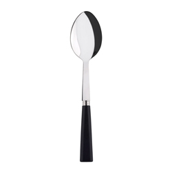 A photo of Nature Black Wood Serving Spoon