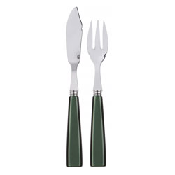 Icone Dark Green 2 Piece Fish Set