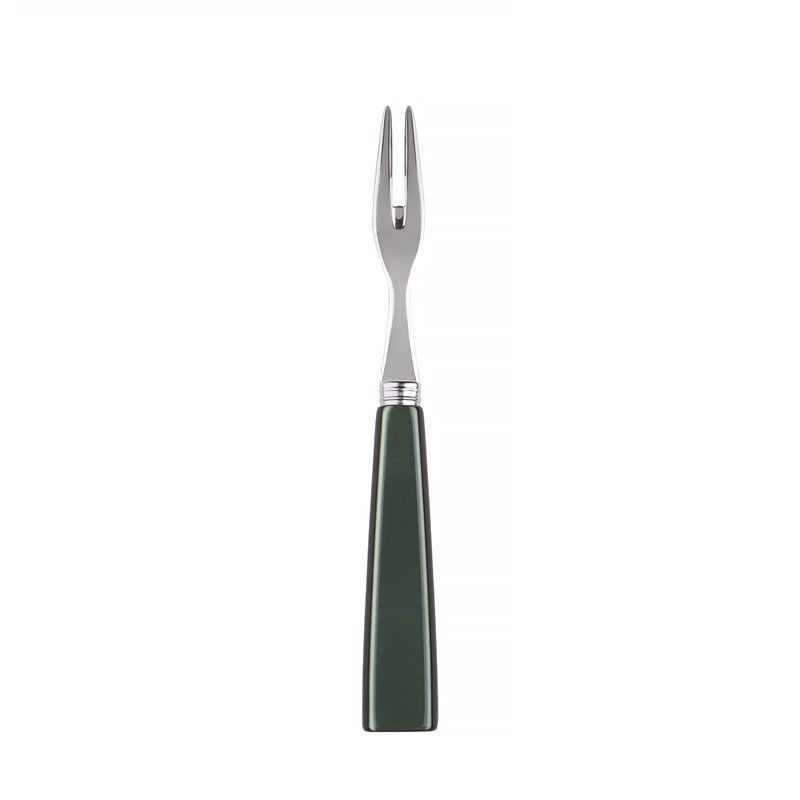 Icone Dark Green Cocktail Fork