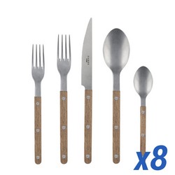 A photo of Bistro Teak, Vintage Finish, 40pc Service for 8