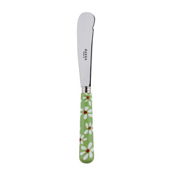 A photo of Daisy Garden Green Butter Knife