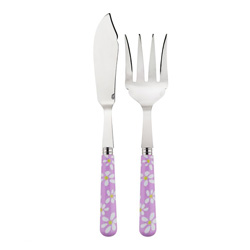 A photo of Daisy Pink 2pc Fish Serving Set