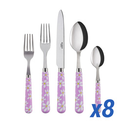 A photo of Daisy Pink 40pc Service for 8