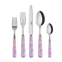 A photo of Daisy Pink 5pc Place Setting