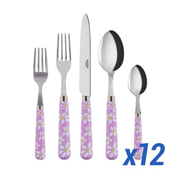 A photo of Daisy Pink 60pc Service for 12