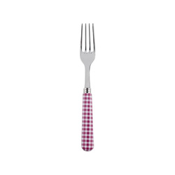 Gingham Fuchsia Dinner Fork