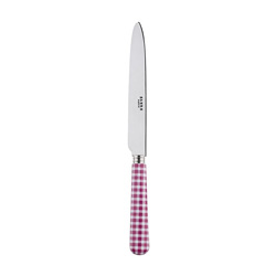 Gingham Fuchsia Dinner Knife