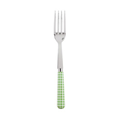 A photo of Gingham Garden Green Serving Fork