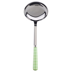 A photo of Gingham Garden Green Ladle