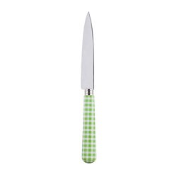 A photo of Gingham Garden Green Kitchen Knife