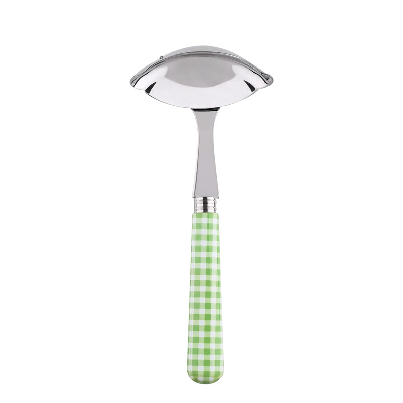 Gingham Garden Green Gravy Ladle