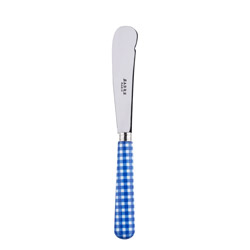 Gingham Lapis Blue Butter Knife