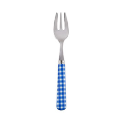 A photo of Gingham Lapis Blue Oyster Fork