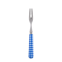 Gingham Lapis Blue Cocktail Fork