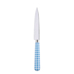 Gingham Light Blue Kitchen Knife