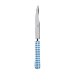 Gingham Light Blue Steak Knife