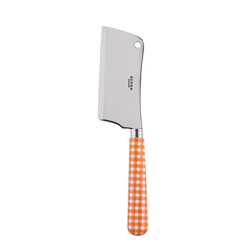 Gingham Orange Cheese Cleaver