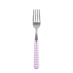 Gingham Pink Cake Fork