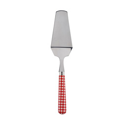 Gingham Red Tart Server