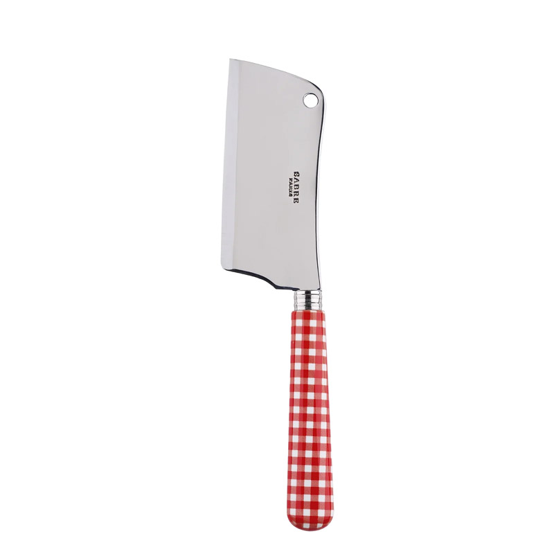 Gingham Red Cheese Cleaver