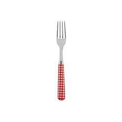 A photo of Gingham Red Salad Fork