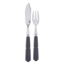 Gustave Grey 2pc Fish Set (Place Setting)