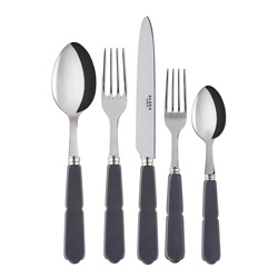 A photo of Gustave Grey 5pc Place Setting