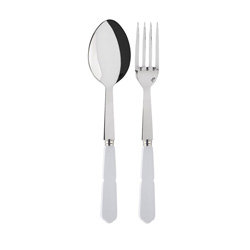 A photo of Gustave White 2pc Serving Set