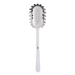 Gustave White Spaghetti Spoon
