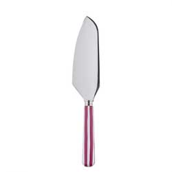 White Stripe Fuchsia Pie Slicer