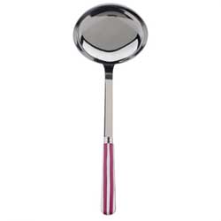 White Stripe Fuchsia Ladle