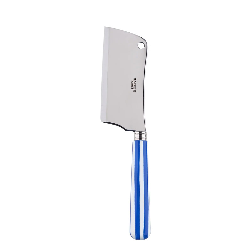 White Stripe Lapis Blue Cheese Cleaver