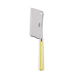 White Stripe Yellow Cheese Cleaver
