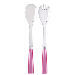 Icone Pink 2pc Salad Serving Set