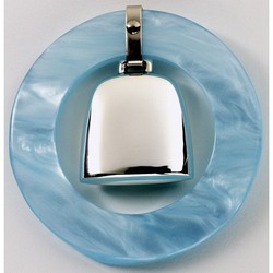 A photo of Teething Ring Rattle, Blue