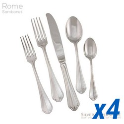 Rome 20pc Service for 4, Hollow Handle