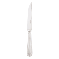 Ruban Croise Silverplate Steak Knife Solid Handle