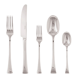 A photo of Triennale Silverplate 5 Piece Place Setting Solid Handle