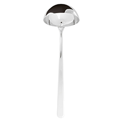 A photo of Linear Silverplate Soup Ladle