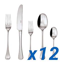 Queen Anne 60pc Service for 12, Hollow Handle
