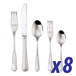 A photo of Petit Baroque 40 Piece Service for 8