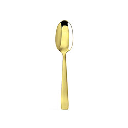 A photo of Flat Gold Moka Spoon