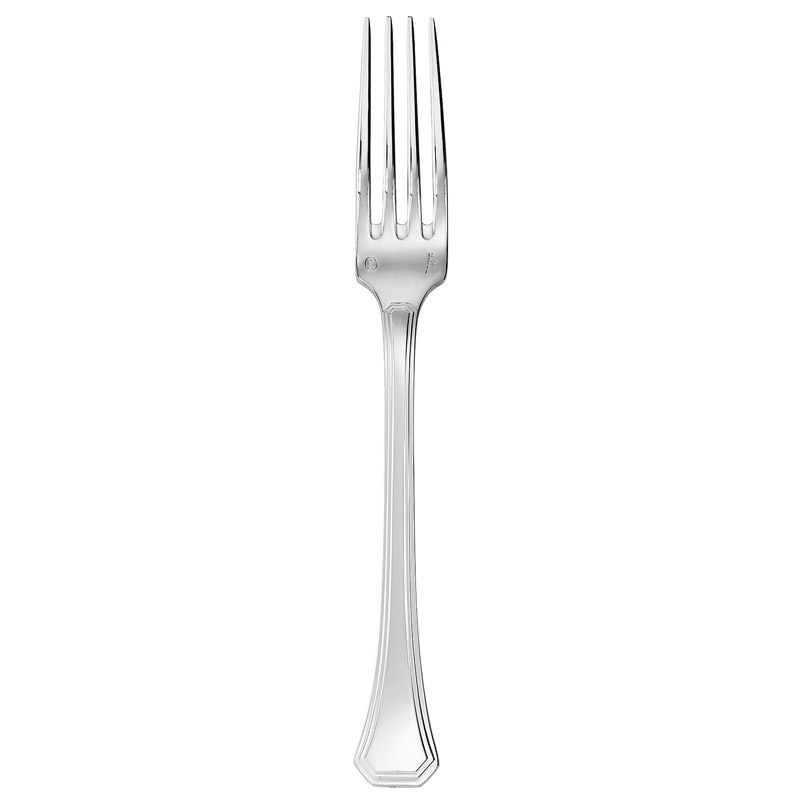 Deco Silverplate Serving Fork